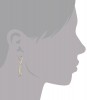 Badgley Mischka Fine Jewelry 18KT Yellow Gold White Diamond Arabesque Earrings For Women