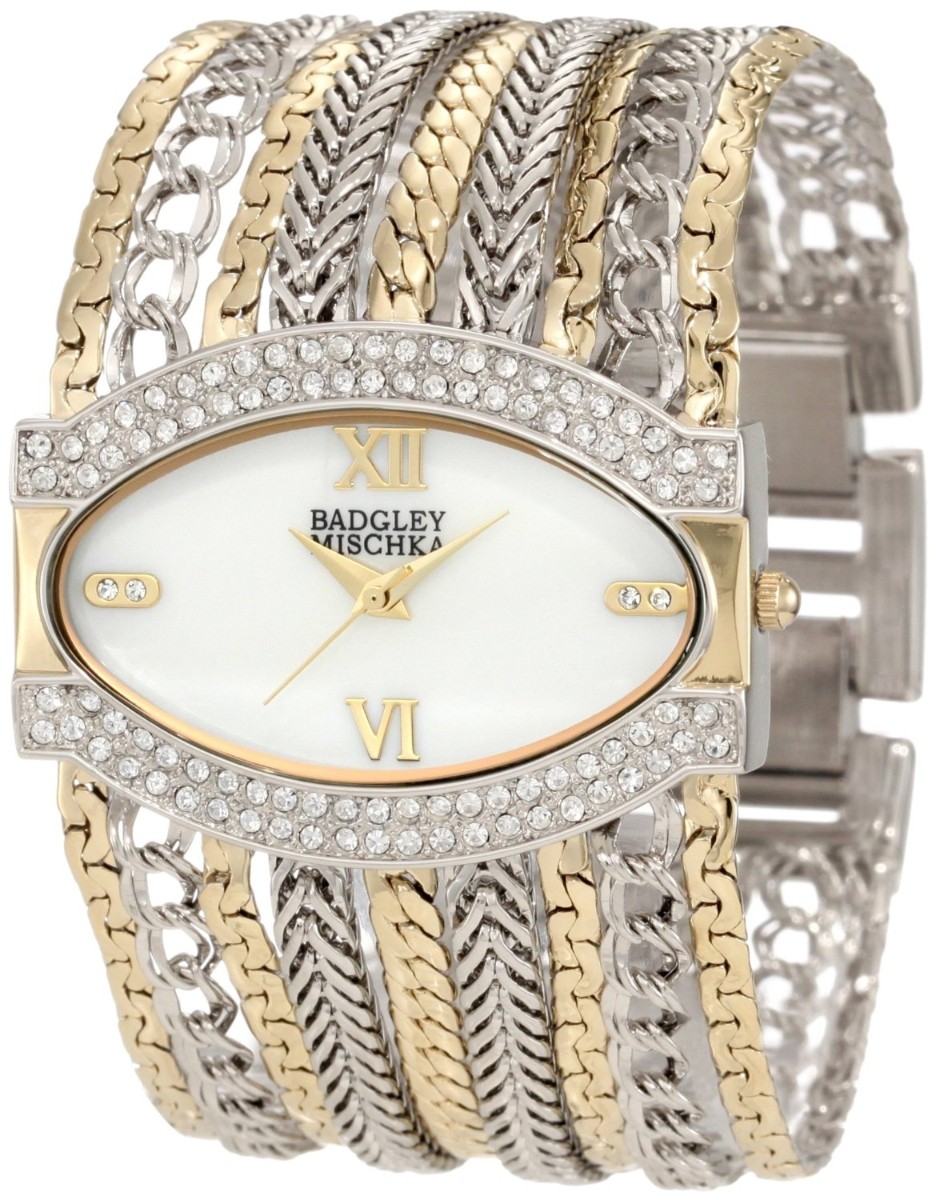 Badgley mischka swarovski crystal women's watch hotsell