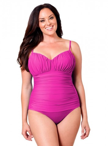 Miraclesuit Plus Size One Piece Tank Swimsuit For Women
