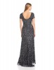Adrianna Papell - Short-Sleeve Sequin Gown For Women