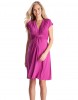Seraphine Celebrities Favorite Front Knot and Nursing Cap Sleeve Maternity Dress