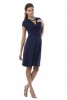 Seraphine Celebrities Favorite Front Knot and Nursing Cap Sleeve Maternity Dress