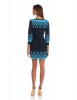 Anna Sui - Check and Snowflake Sweater Dress For Women