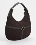 Gucci - Black Canvas Leather Reins Hobo Bag For Women