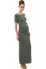 Momo Maternity "Scarlet" Short Sleeves Tee Shirt Column Black Dress