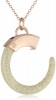 Rebecca Minkoff - Pave Round Horn Pendant Necklace For Women