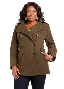 ashley stewart plus size coats