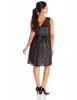 Adrianna Papell Plus-Size Sweetheart Neck Lace Fit-and-Flare Party Dress For Women