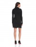 Design History - Cowl neck Long Sleeve Sweater Dress For Women
