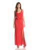 Deal Price For BCBGMAXAZRIA - Lena Draped Gown With Cowl Back For Women