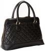 Calvin Klein Luxe Lamb Satchel Top Handle Bag For Women